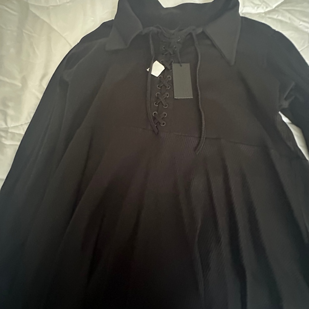 Black Long Sleeve Dress/ Tunic New